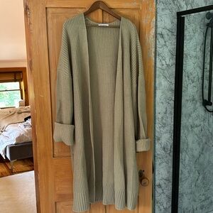 Weworewhat COATIGAN CHUNKY SWEATER